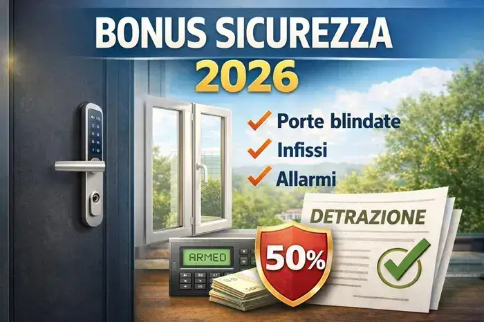 Bonus Sicurezza 2026: Guida Completa alla Detrazione per Porte Blindate e Antifurti