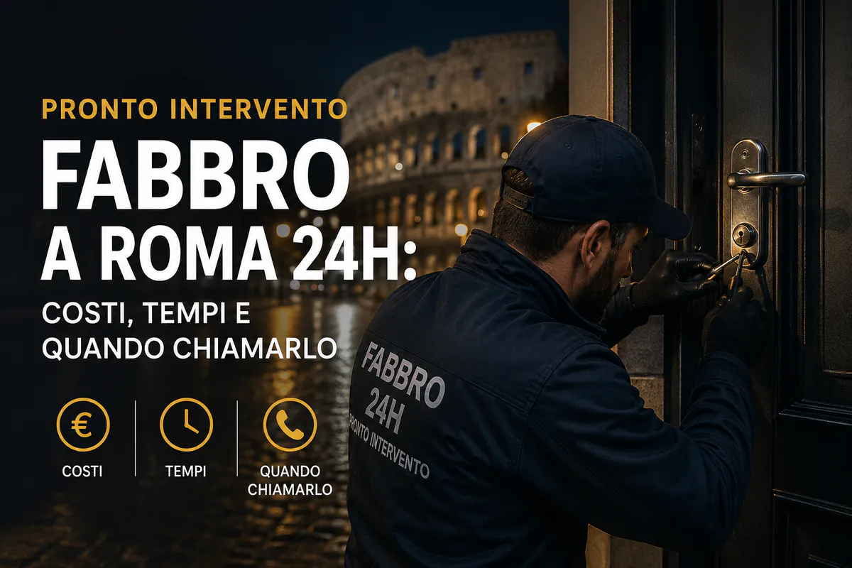 Pronto intervento fabbro Roma 24 ore porta bloccata