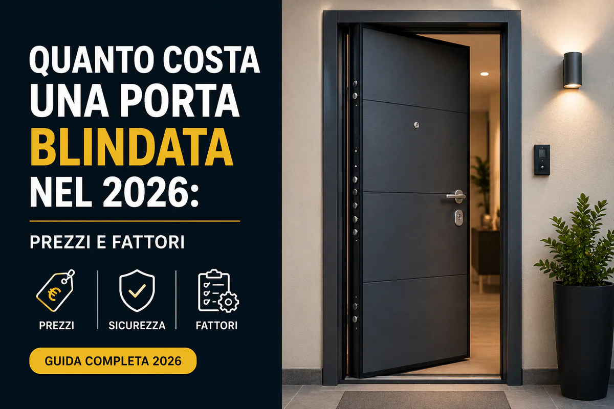 Quanto costa una porta blindata prezzi 2026 Roma